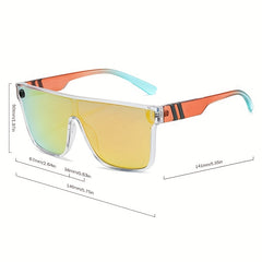 Large Frame Men's Sunglasses for Cycling Mountaineering Driving