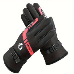 Winter Warm Velvet Gloves Cycling Cold Windproof Touch Screen Sports Gloves