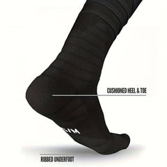 4 Pairs Men's Football Compression Socks