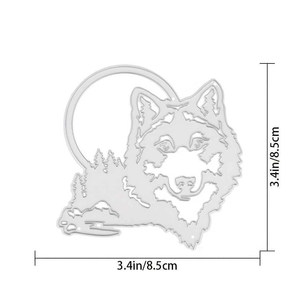 Metal Wolf Cutting Dies for Card Making Scrapbook DIY Stamping Embossing Tool