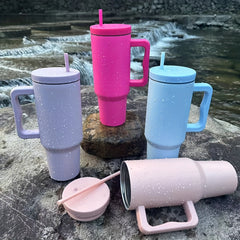 40oz Stainless Steel Cold Drink Cup Portable Water Bottle