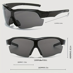 Men's Cycling Windproof Sunglasses UV Protection + Case & Cloth