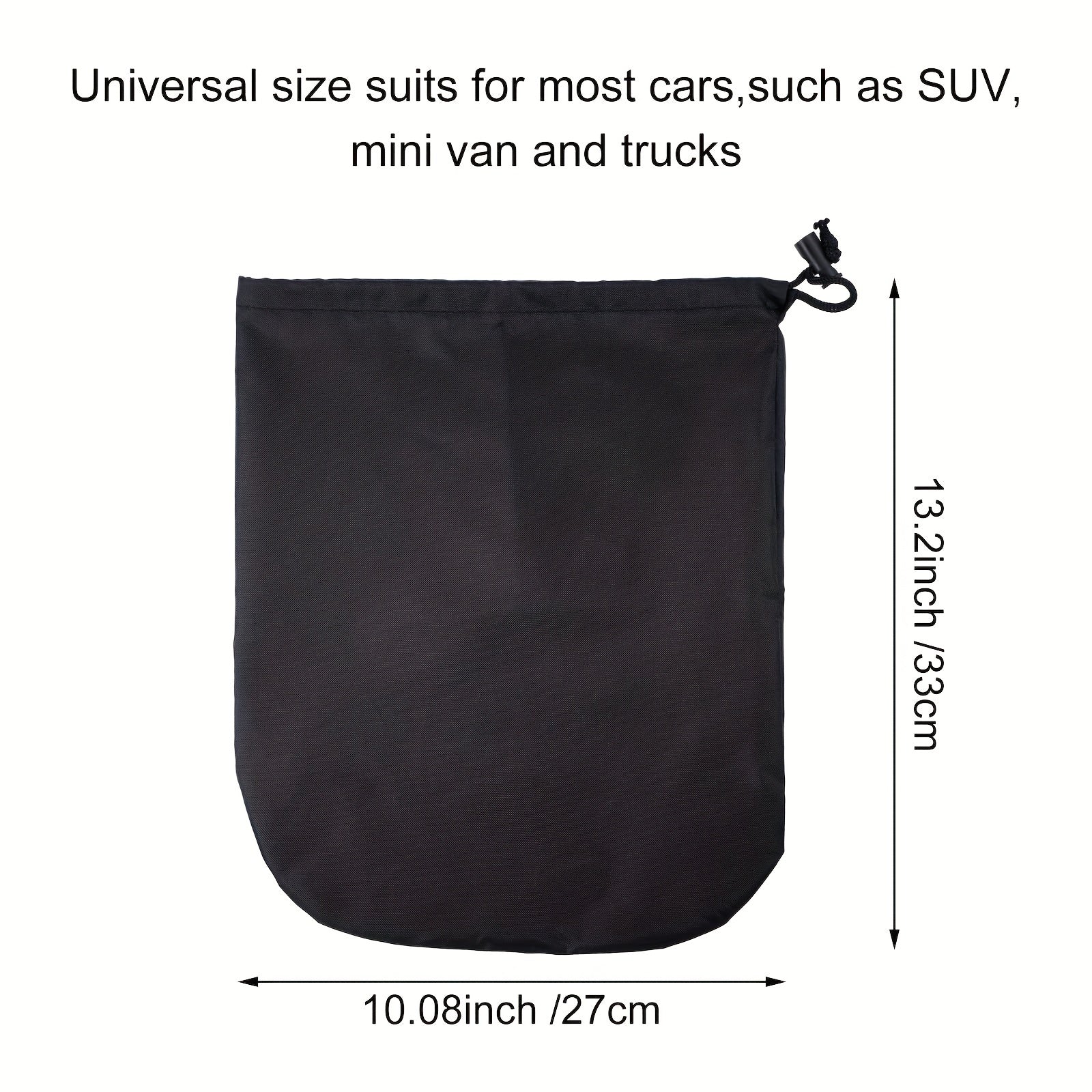 2pcs Side View Mirror Cover Auto Rearview Protection Cover Universal Size