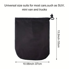 2pcs Side View Mirror Cover Auto Rearview Protection Cover Universal Size