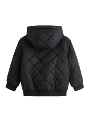 Girls Warm Hooded Jacket for Fall Winter Sports