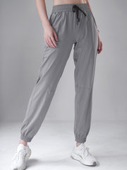 Women's High Waisted Sweat Pants Solid Jogger Yoga Pants