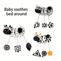 Newborn Soothing Baby Toys Rattle Bed Bell Early Education