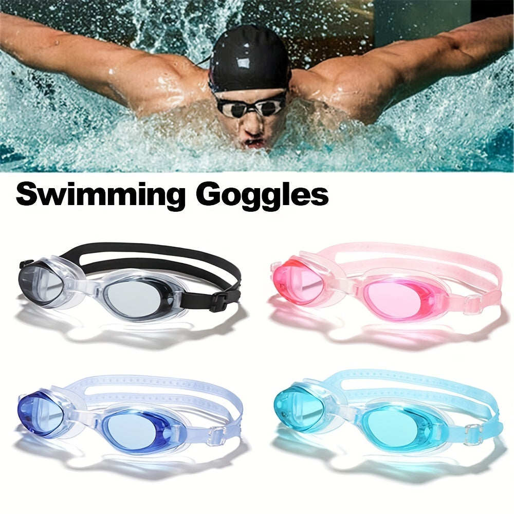 Adjustable Swimming Goggles for Kids & Adults - Waterproof & Anti Fog