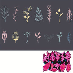 1pc Leaves Metal Cutting Dies Stencils For DIY Scrapbooking