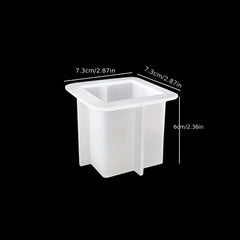 Square Tealight Candle Holder Silicone Molds for DIY Home Decor