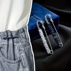 3pcs Rhinestone Brooch Safety Pin for Girls