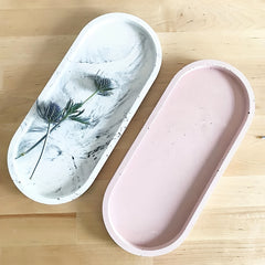 DIY Silicone Oval Tray Mold for DIY