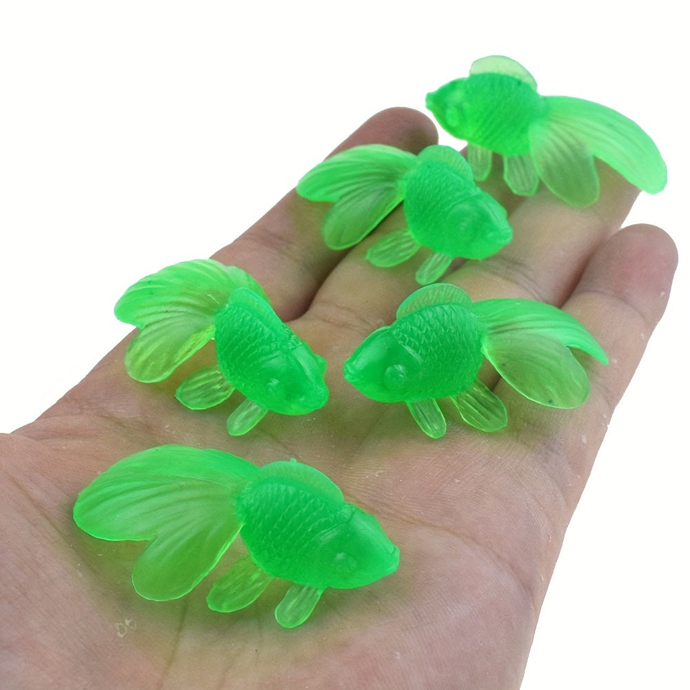 Mini Goldfish Models Toy Ornaments Simulation Small Fish