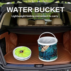 Portable Foldable Fishing Bucket Lightweight Canvas Bucket