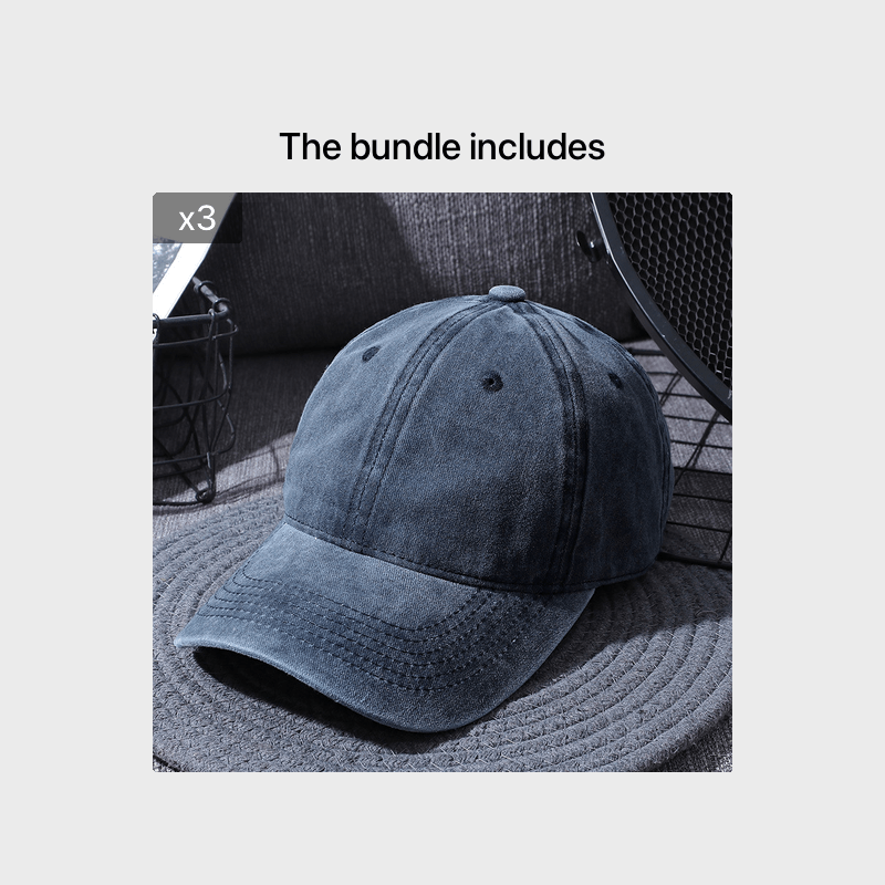 Men's Washed Pure Cap Baseball Cap