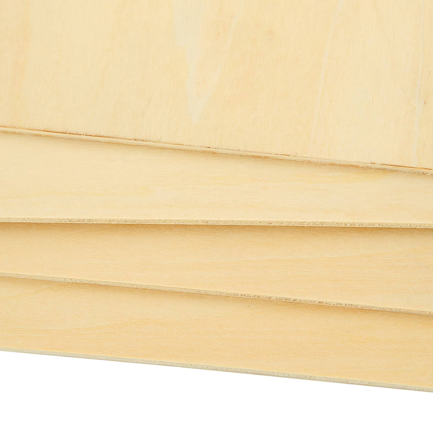 3mm Thick Plywood 15.7x15.7 Inch Craft Wood for Architectural Model Wood Carving