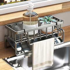 Kitchen Sink Rack Drain Baskets Countertop Storage