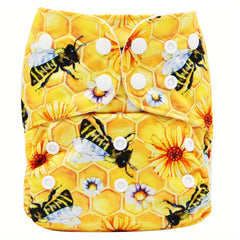 Cute & Reusable Baby Cloth Diaper - Waterproof