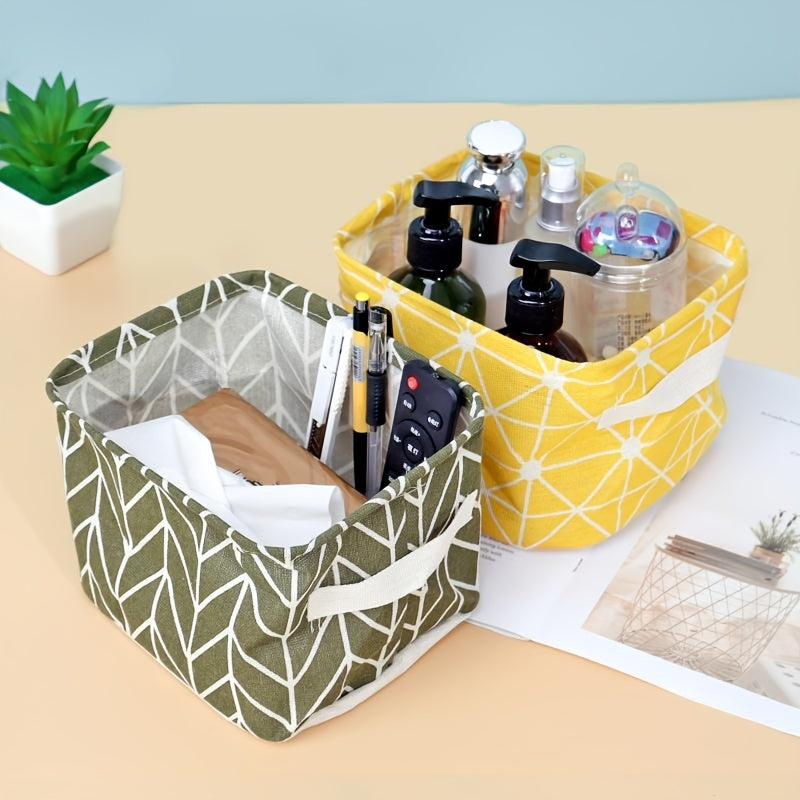 Foldable Desktop Storage Box Stationery Cosmetics Storage