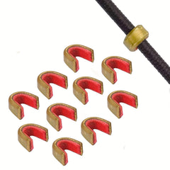 Brass Bowstring Nocking Points 10pcs Enhance Accuracy Consistency