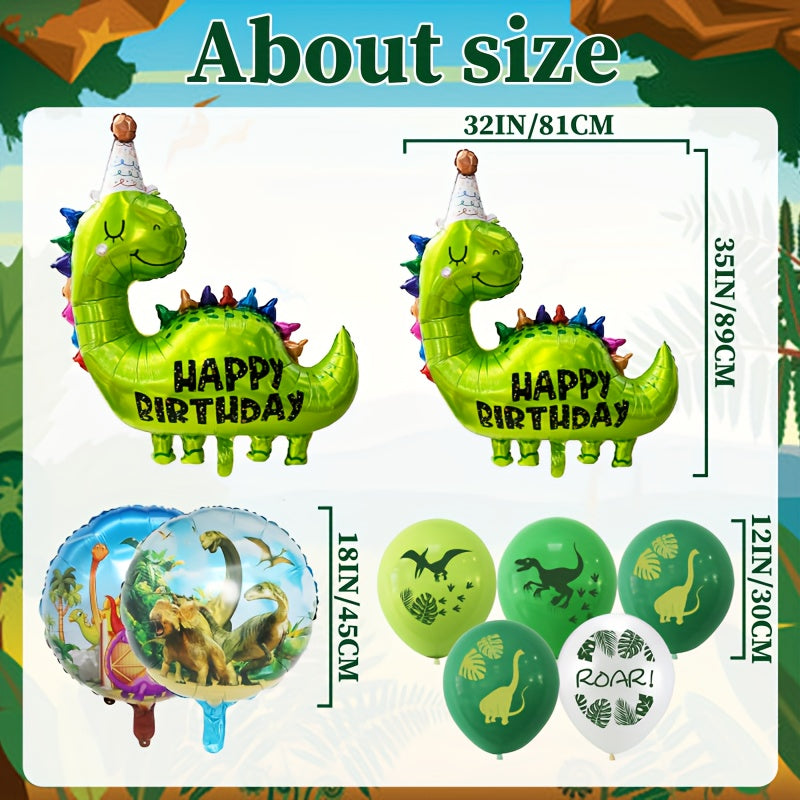 Dinosaur Birthday Party Decoration Set