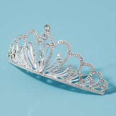 Crystal Rhinestone Princess Tiara Wedding Hair Accessories For Bride