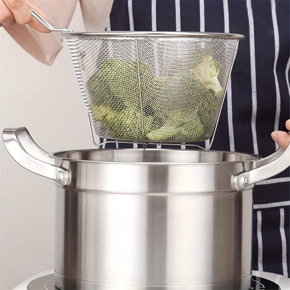 Stainless Steel Frying Basket Kitchen Cooking Tool
