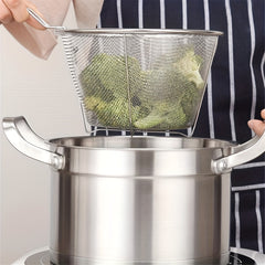 Stainless Steel Frying Basket Kitchen Cooking Tool
