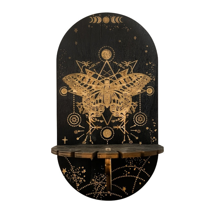 Wooden Crystal Display Stand Hand Stand Witch Decorative Bracket