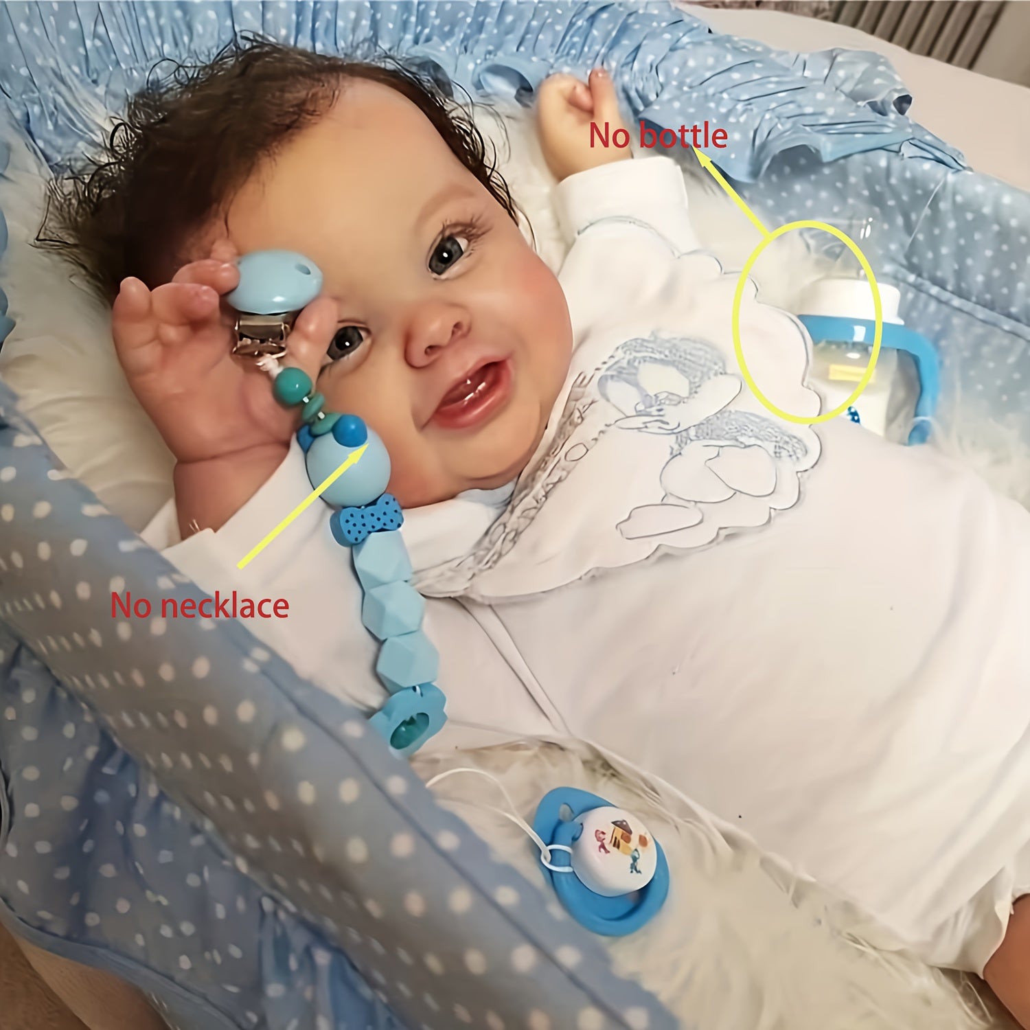 Realistic Newborn Soft Vinyl Baby Dolls Toy For Kids Age 3