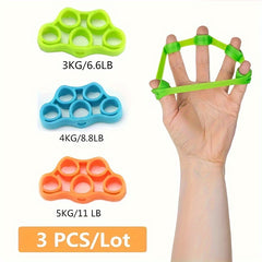 3pc Grip Band for Forearm & Finger Strength Training