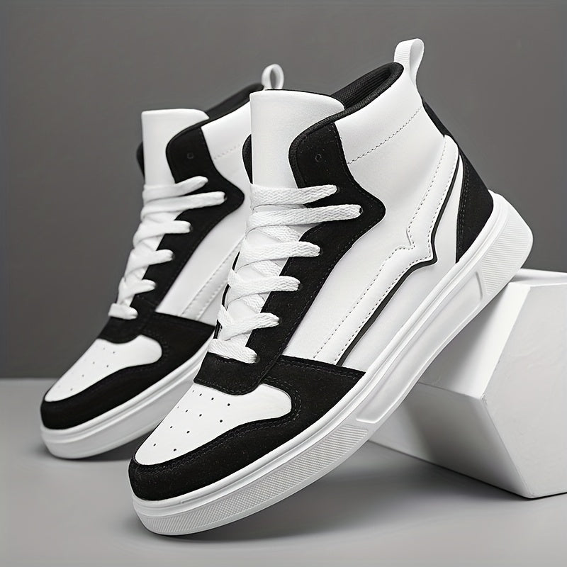 Men's High Top Skate Shoes Non Slip Casual Shoes