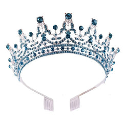 Crystal Tiara Crown Headband for Women Girls Wedding Prom Halloween