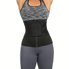 Neoprene Sweat Waist Belt Double Layer Abdominal Waist Trainer