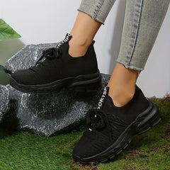 Women's Breathable Lace-Up Sports Shoes