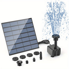 Solar Fountain Pump 2.0W for Pond Fountain Bird Bath Garden