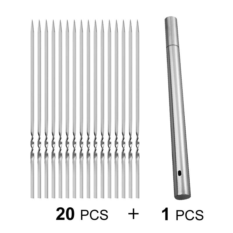 Stainless Steel BBQ Skewer Storage Tube - Upgrade Your Grilling Experience