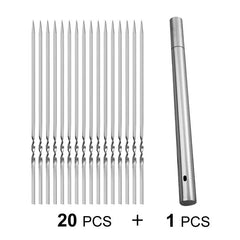 Stainless Steel BBQ Skewer Storage Tube - Upgrade Your Grilling Experience