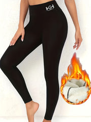 Warm Fleece Liner Yoga Pants Stretch Leggings