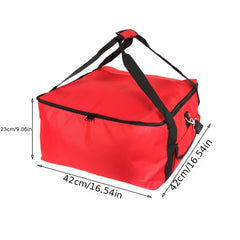 Insulated Food Bag Portable Pizza Bag Hot Cold Food Adjustable Pizza Carrier