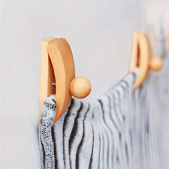 4pcs Quilt Clip Beech Wood Quilt Hanging Wall Clip