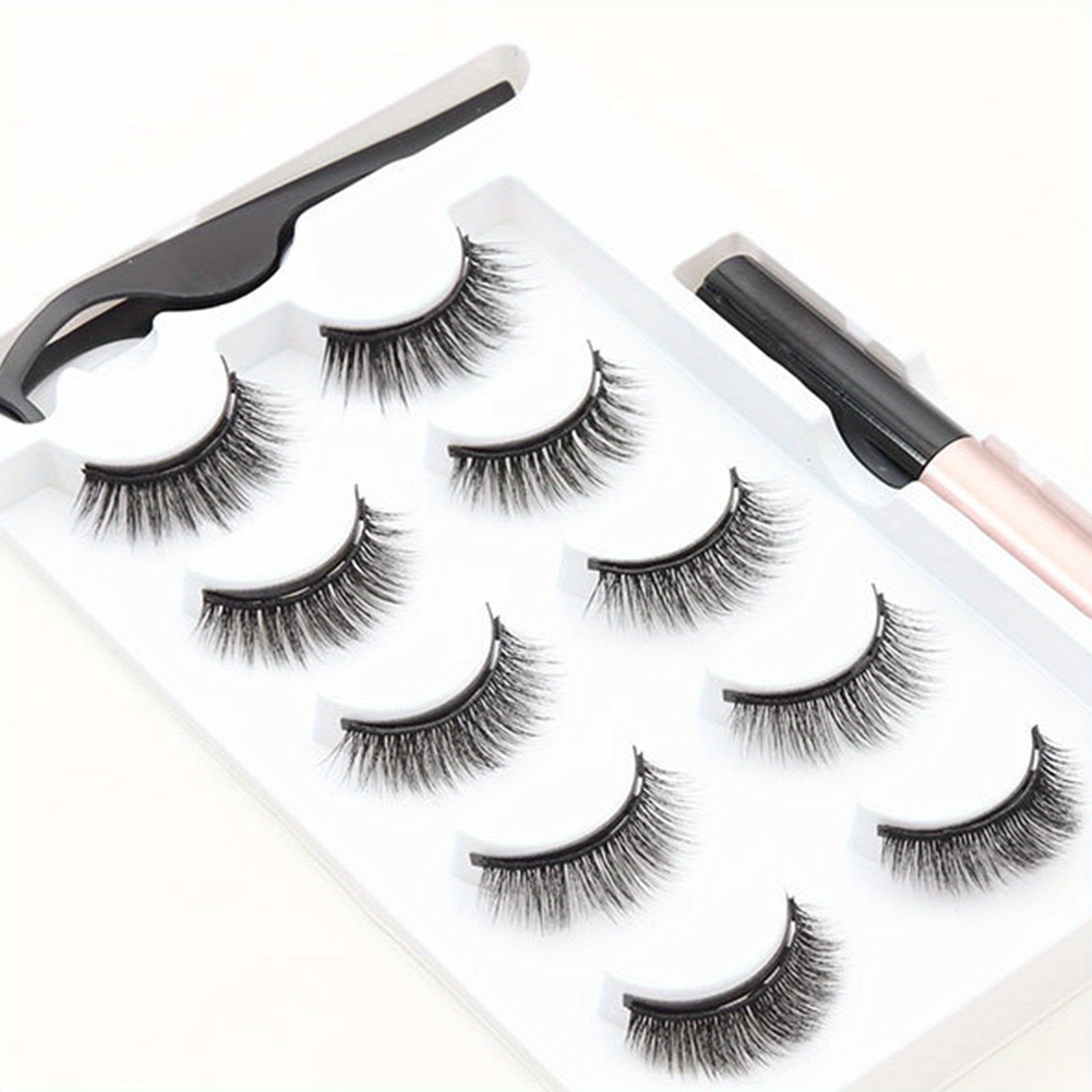 5 Pairs Magnetic Eyelashes Extension Kit Natural Look