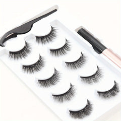 5 Pairs Magnetic Eyelashes Extension Kit Natural Look