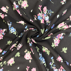 1pc Faux Cotton Fabric Diy Cloth Pants Dress Fabric 1yard Cut Size