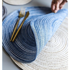 6pcs Heat Resistant Ramie Woven Coasters Set of 6 Decorative Kitchen Supplies