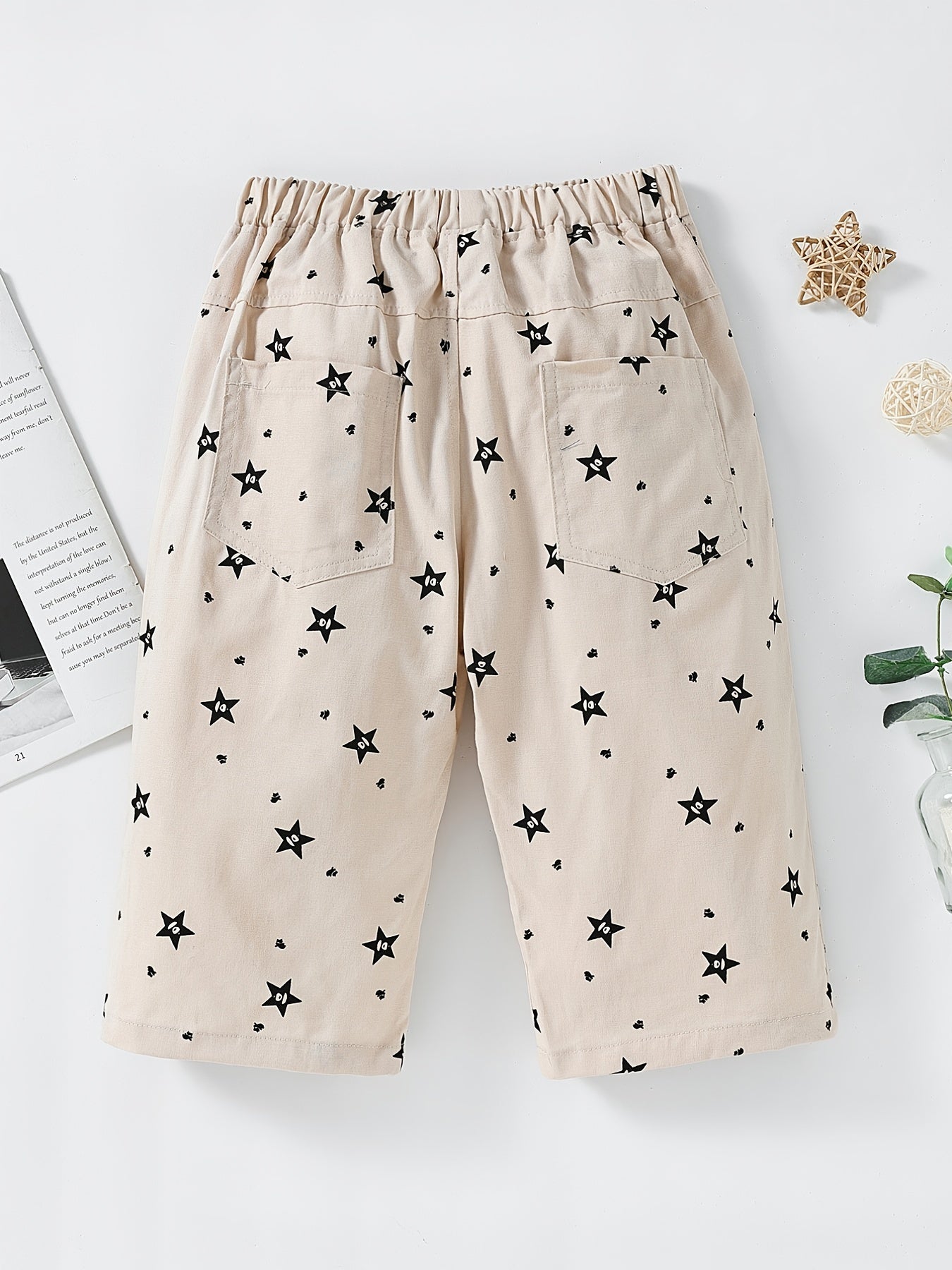 Boys Geometric Pattern Shorts Loose Fit Casual Summer Kids Clothes