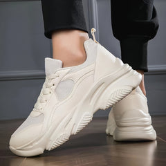 Men's Chunky Lace Up Soft Sole Sneakers