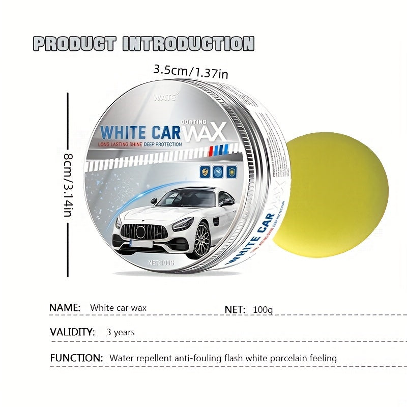 Car Wax Scratch Repair Decontamination Maintenance Wax 100G