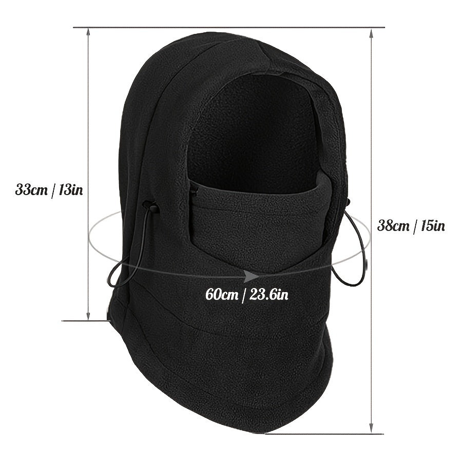 Warm Beanies Ski Mask Winter Men Women Face Mask Scarf Hats Windproof Thermal