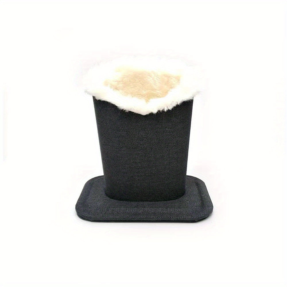Plush Lined Eyeglasses Holder Linen Stand Organizer for Desk